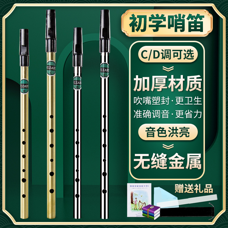 geipel爱尔兰哨笛金属孔c调自学