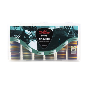 爱丽丝吉他拨片拨弦片木电吉他弹片PICK小配件600片盒装琴行适合