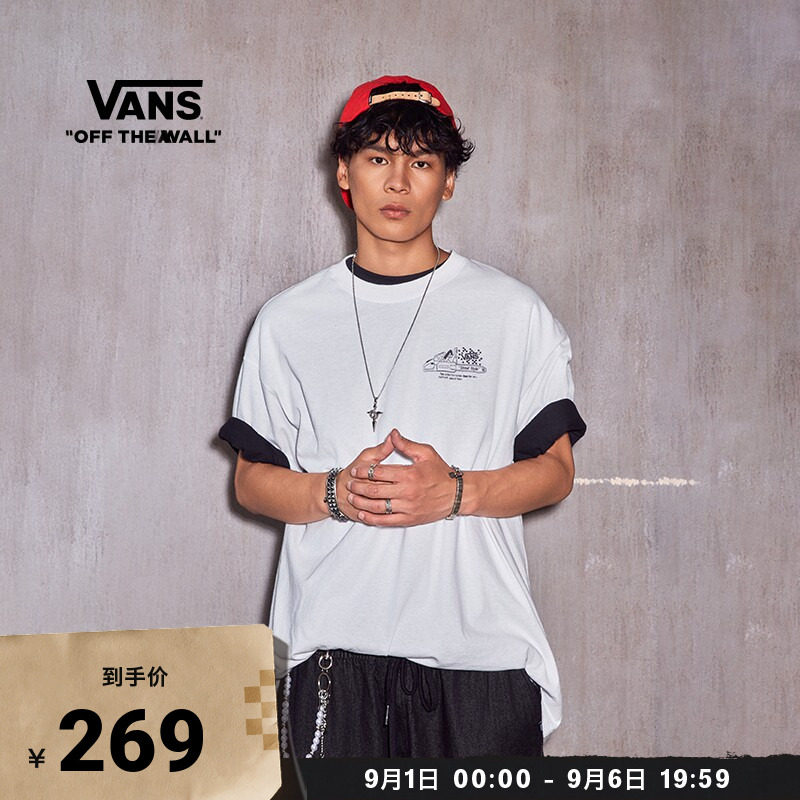 Vans范斯官方男女纯棉短袖T恤图片