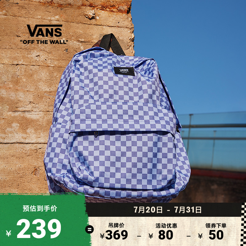 Vans范斯官方男女情侣双肩包