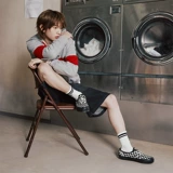 Официальные парусиновые туфли Vans CORTIS Lx Authentic 44 в черно-белом стиле из серии 60th Anniversary