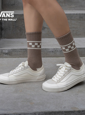 Vans范斯官方 Style 136 VR3 SF侧边条纹男鞋女鞋白色板鞋低帮