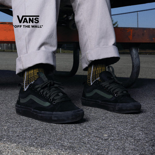 Vans范斯官方黑色职业滑板鞋