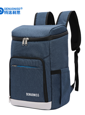 l24-28户外双肩背包冰包饭盒便当包大容量露营野餐保温餐包加厚