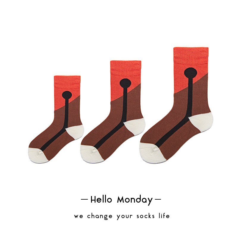 HELLO MONDAY袜子女童潮袜男孩街头欧美运动风宝宝袜撞色堆堆棉袜|msdalam kategori Kanak-kanak/Bayi/Keluarga dipasang, sarung kaki kanak-kanak (0-16 tahun) - dari Buy2taobao.com untuk memberikan perkhidmatan ejen Taobao profesional membeli