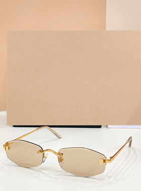 时尚高质量外贸男女情侣款0677S太阳眼镜防紫外线墨镜无框小框