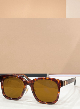 时尚高质量外贸男女情侣款0589SA方框太阳眼镜防紫外线墨镜板材