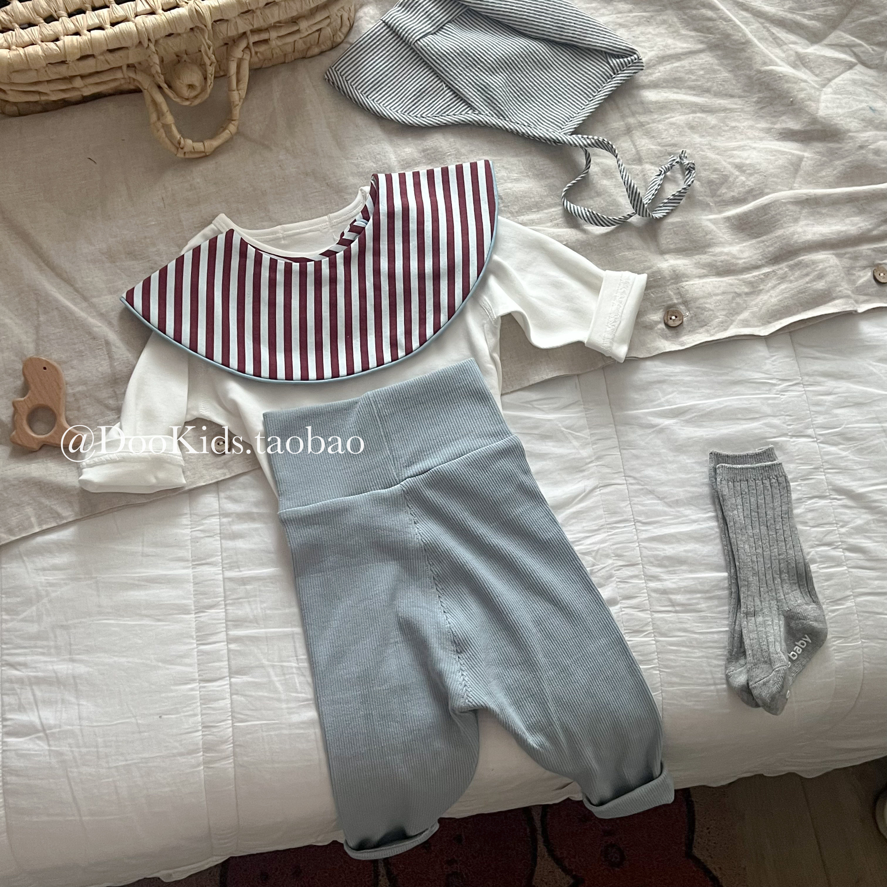 ins婴幼儿韩版春秋纯色长袖上衣高腰打底裤套装男女宝宝两件套潮,童装/婴儿装/亲子装,套装,淘宝优惠券,粉丝福利购,淘宝优惠卷