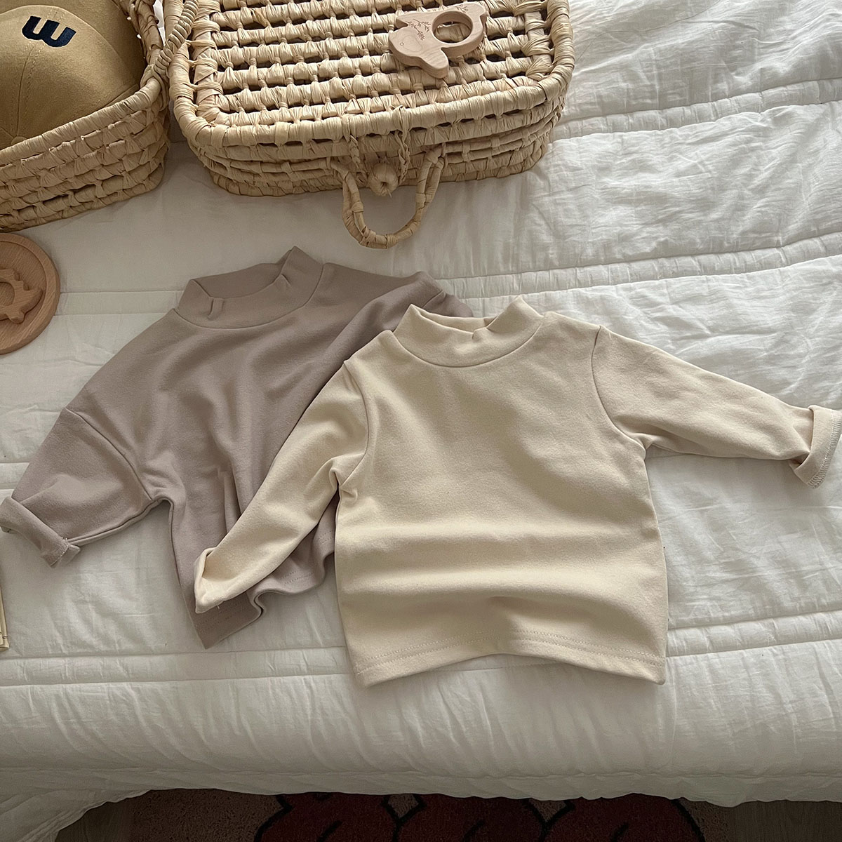 婴幼儿秋冬季百搭衣服柔软打底衫