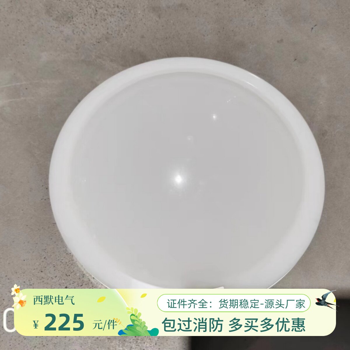 西默应急灯XM-ZFJC-E10W-IED1西默电气应急灯带雷达感应