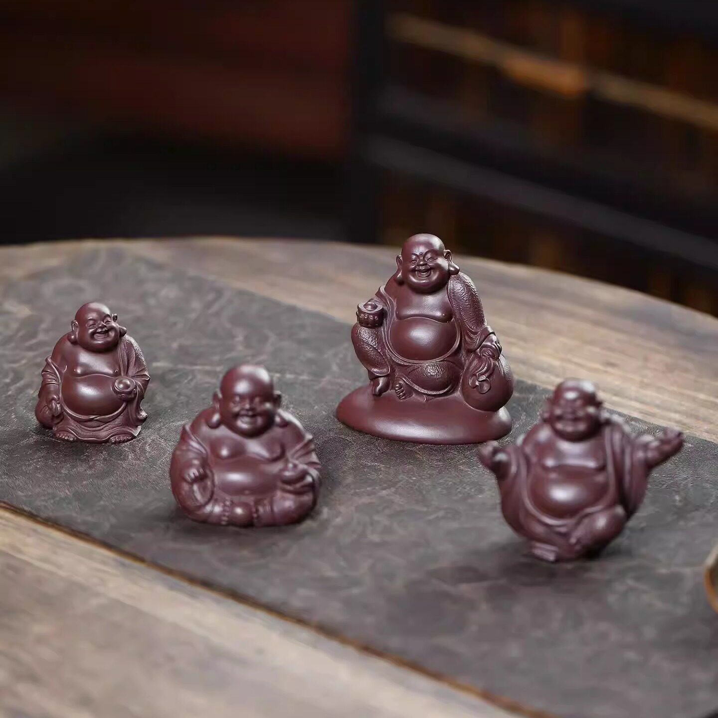 宜兴紫砂茶宠【弥勒佛】精品名家