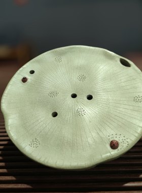 宜兴紫砂莲蓬壶承干泡台茶海储水