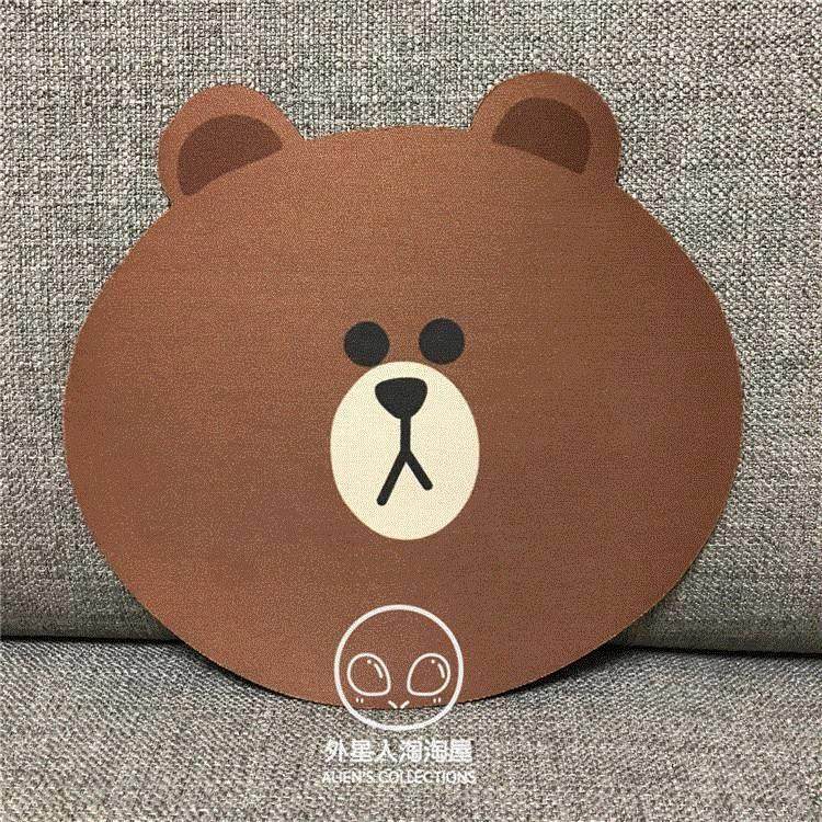 Korean kakao face RYAN lion buttock line brown bear PVC|ruв категории компьютерное оборудование/дисплей/Компьютерная периферия, Компьютерная периферия, коврик для мыши/Вставить/запястье колодка - от Buy2taobao.com для оказания профессиональной услуги покупки агента Taobao