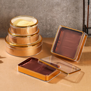 燕窝包装盒海参礼盒虫草盒子铁皮石斛包装盒通用盒子金边圆盒方盒