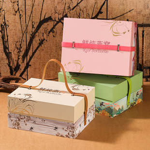 鲜炖即食燕窝包装盒七夕情人节教师节即炖鲜食燕窝橙色粉色礼盒