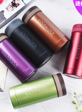 乐扣乐扣迷你保温杯女便携学生小巧lock水杯200ml刻字logo