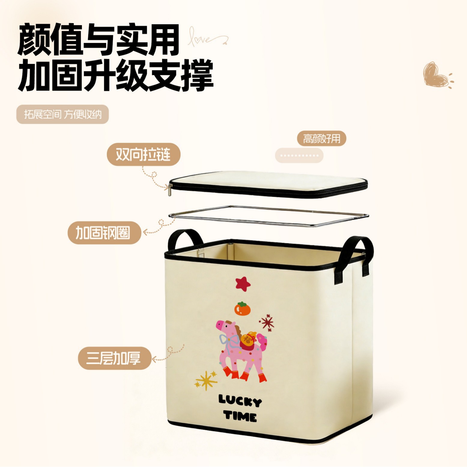 帆布衣柜收纳储物整理箱家用搬家