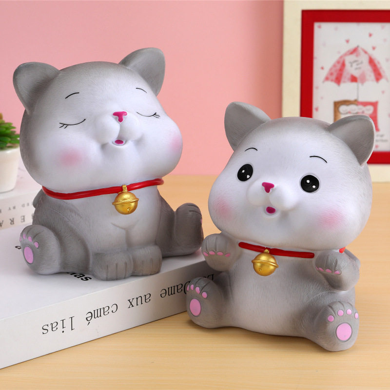 网红心萌宠猫存钱罐创意卡通猫咪