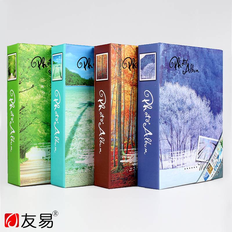 相册批夏秋冬风景相薄影集4R6寸