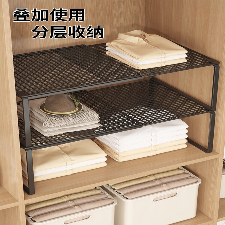 衣柜分层隔板柜子隔层隔断橱柜可