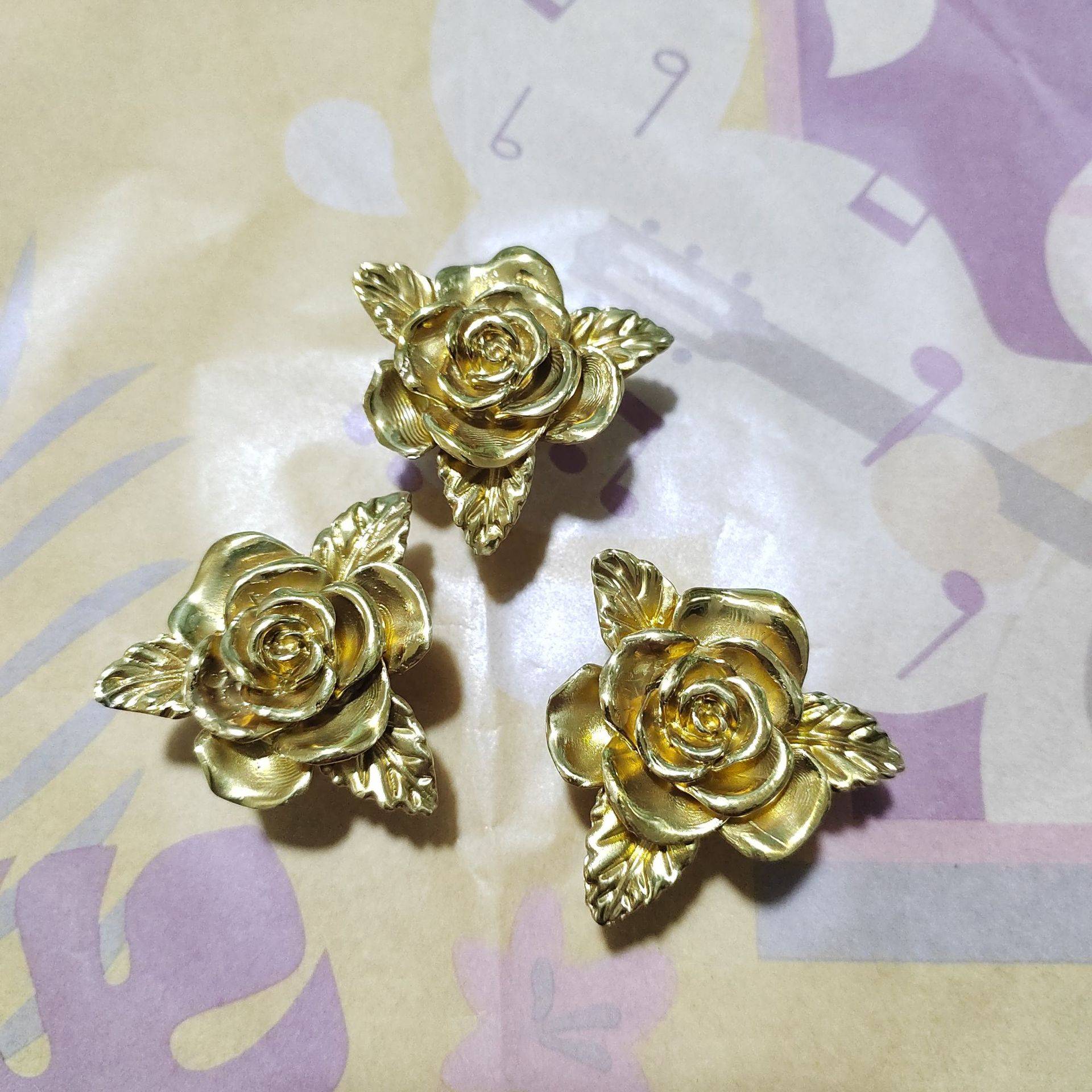 黄铜玫瑰花抽屉柜门橱柜衣柜酒柜