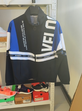 170/92A  M外套2024秋季新款中大童防风保暖连帽夹克衫112234