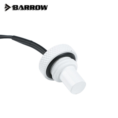 Barrow 亮银/黑 G1/4 10K测温止水锁头 加长型堵头 TCWDL-V1