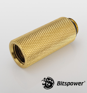 Bitspower BP G1/4延长螺座 黃銅色內牙 金色延伸座BP-TBWP-C62
