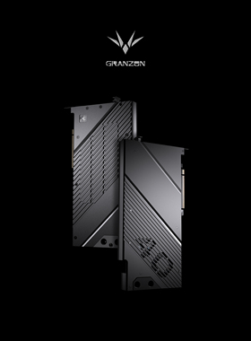 Granzon GBN-MS4090TRIO 全盔甲式显卡水冷头 兼容RTX 4090魔龙