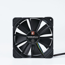 龙神散热器拆机 12CM机箱风扇全黑色 猫头鹰NF-F12 PPC-2000PMW