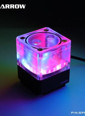 Barrow PWM调速型泵箱一体 5VRGB 17W水泵 ITX A4机箱用 SPB17-TM