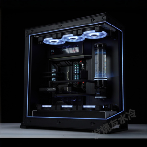 发烧友水冷|追风者NV9 EKWB AMD9800X3D分体水散热水道板方案定制