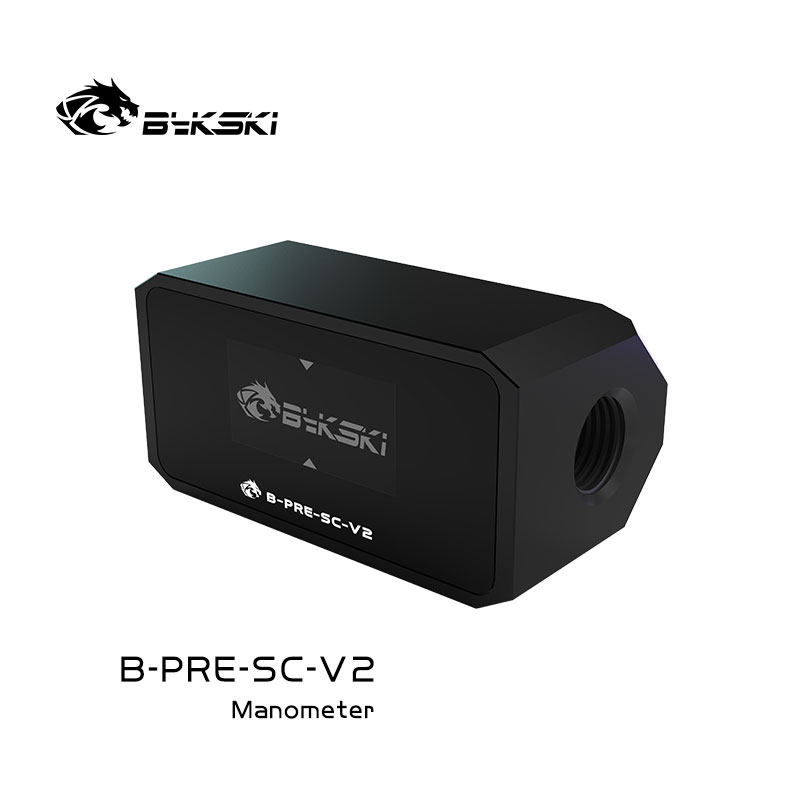 Bykski B-PRE-SC-V2 压力计 数显模块实时监测水泵水冷压力