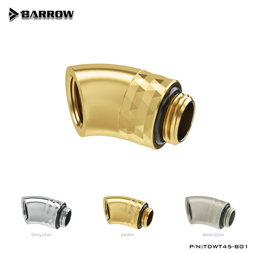 Barrow分体水冷45度旋转转接座