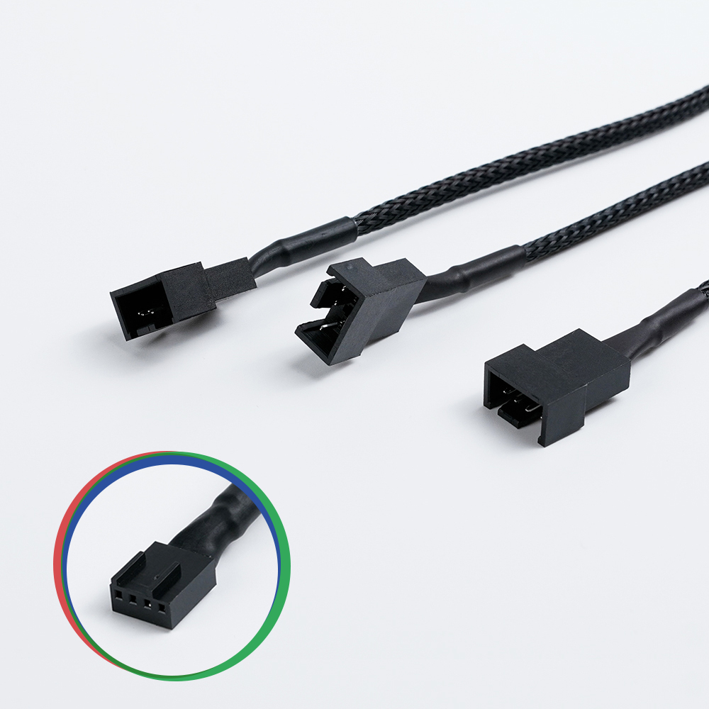 主板风扇4pin一分三1分延长线