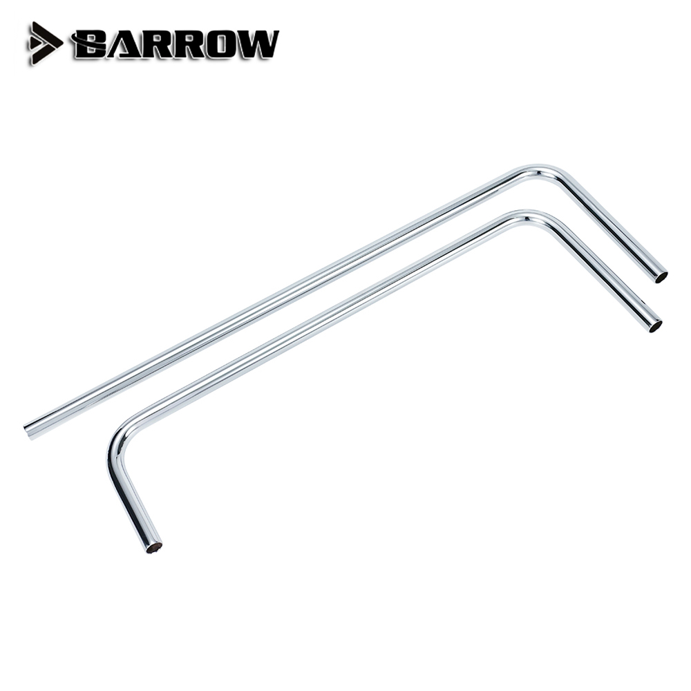 Barrow 14MM预弯90度 紫铜镀铬金属硬管 单90度 双90度 TSWG-14