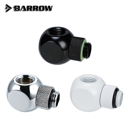 barrowg1/4黑亮银白转接座