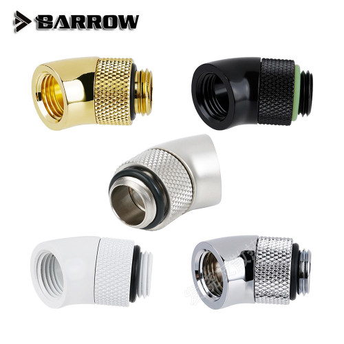 BARROWG1/4黑-银色旋转转接座