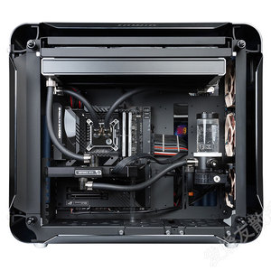 发烧友水冷|INWIN 迎广928机箱 EK分体式水冷CPU显卡散热软管方案