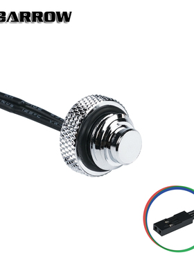 Barrow G1/4 黑/亮银 10K测温止水锁头堵头 TCWD-V1