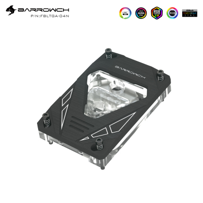 barrowch锐龙AM4/AM5CPU水冷头