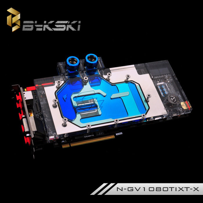 bykski n-gv1080tixt-x 技嘉aorus gtx 1080 ti 水冷头