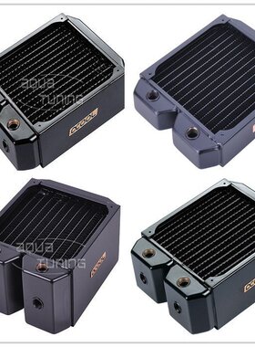 全紫铜冷排散热器水冷散热排 Alphacool/30\45\60\86mm厚 140mm