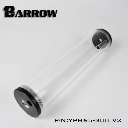 Barrow 65MM直径多款长度 圆柱型水冷散热水箱 黑透 YPH65 V2系列 电脑硬件/显示器/电脑周边 散热器/风扇 原图主图