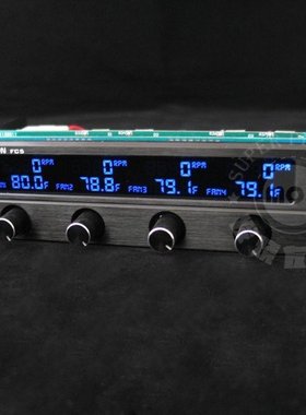 Lamptron fc5V2 风扇调速器 双pcb 7色液晶面板30w每路