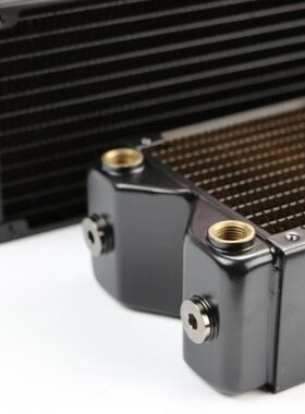 水冷散热COOL G2纯铜65MM超厚水冷排120 240 360 480散热水排5孔