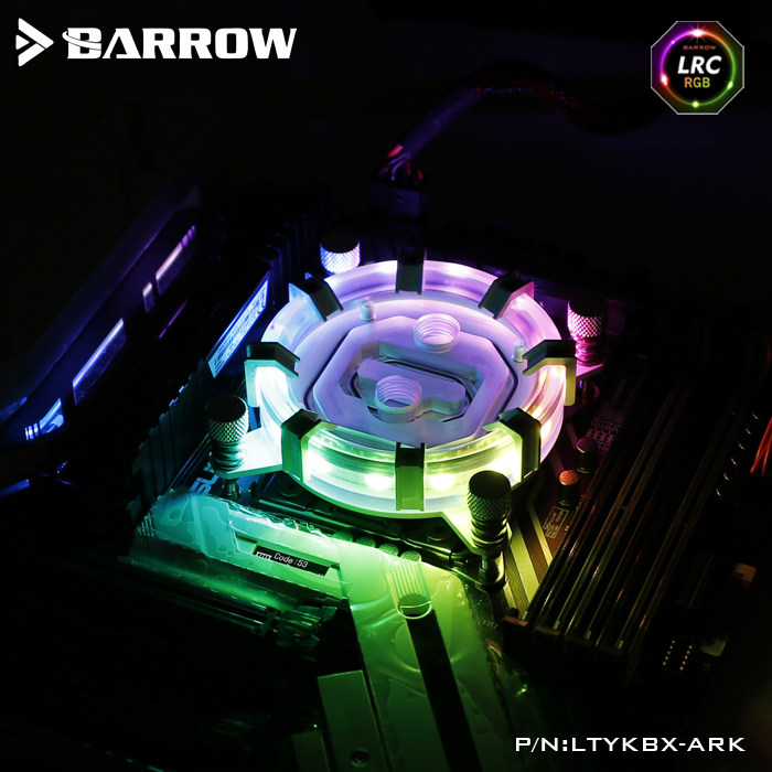 Barrow X99平台 极光 喷射型微水道CPU水冷头 限量版 LTYKBX-ARK