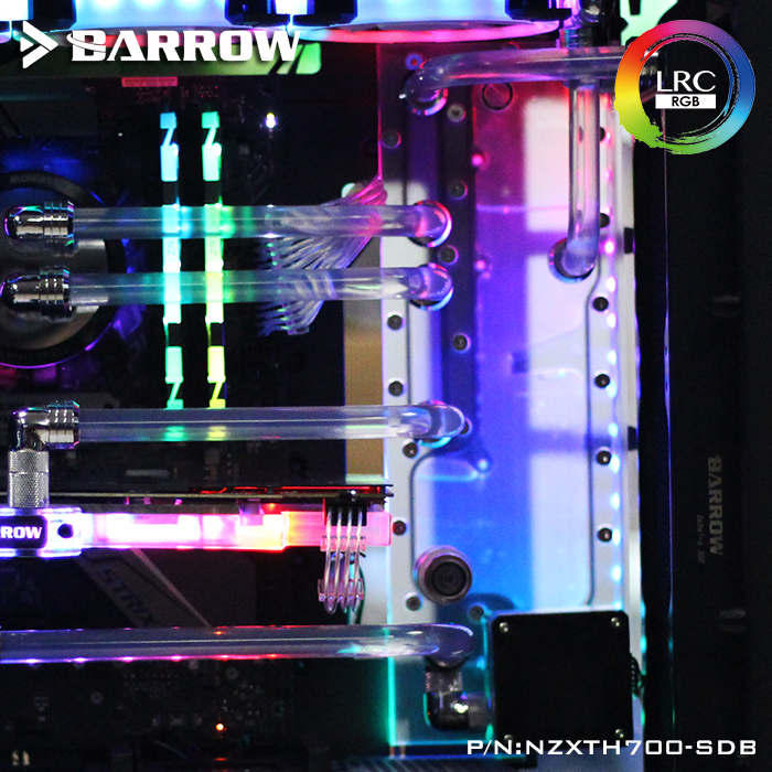 Barrow 恩杰NZXT H700机箱专用 LRC2.0版水道板 NZXTH700-SDB