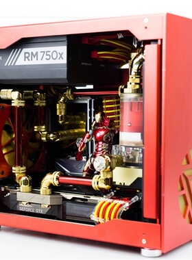 AEGIR X|钢铁侠主题MOD定制分体式进口水冷铜管小钢炮主机