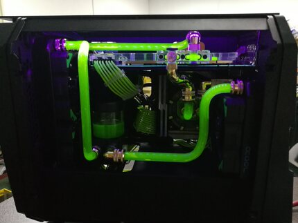 AEGIR X 安钛克雷蛇CUBE氪星石小钢炮ITX分体式水冷定制主机方案